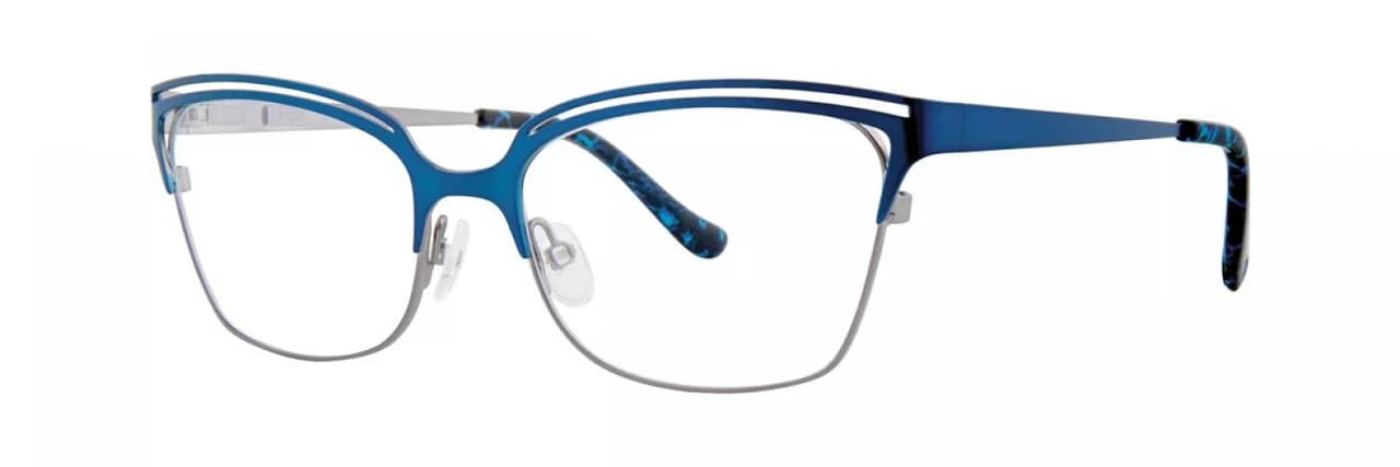 Kensie Edgy Eyeglasses Blue 53mm Women