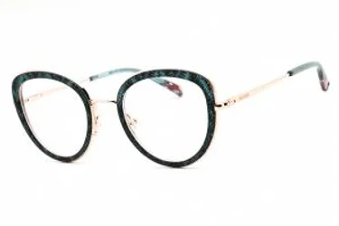Missoni MIS 0043 0ZI9 00 Eyeglasses Teal 50mm