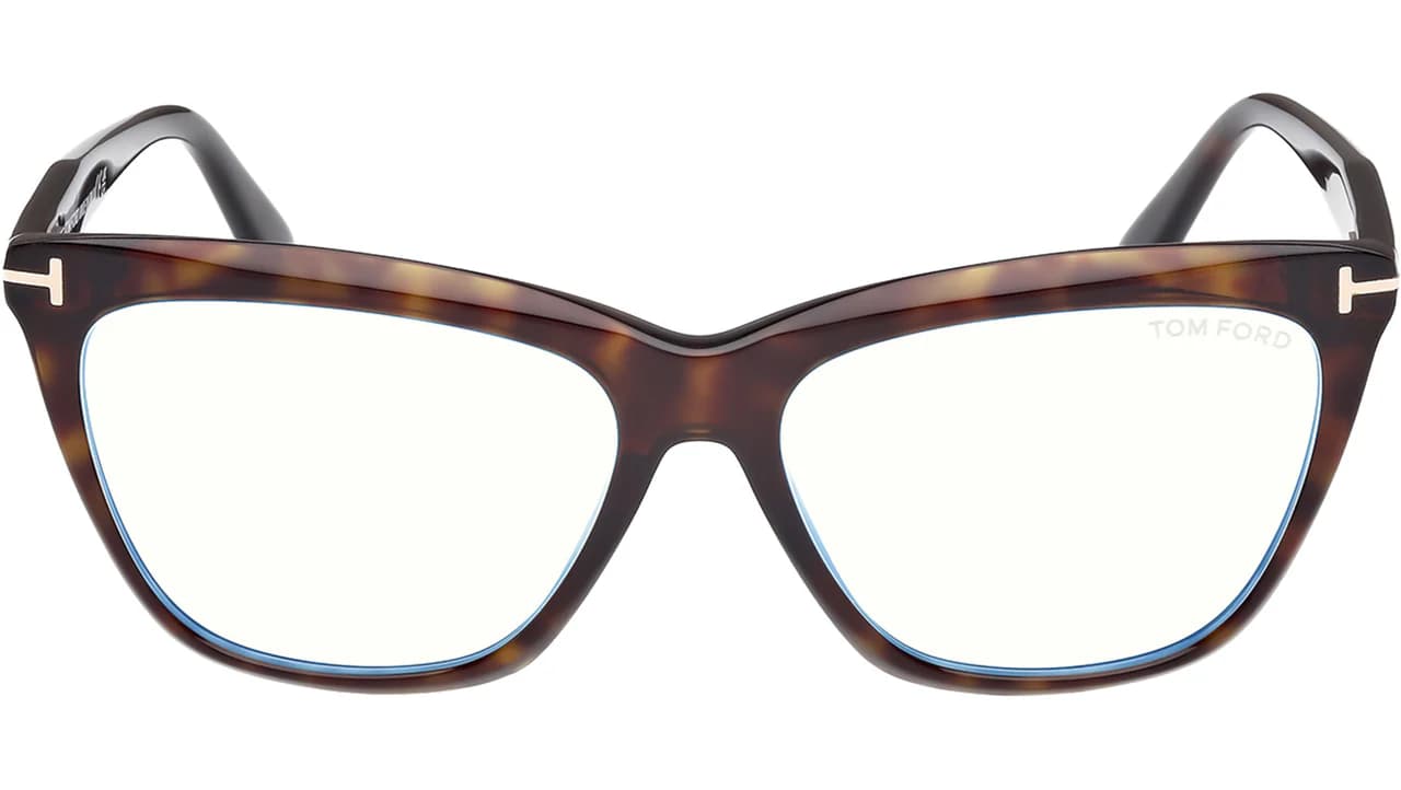 Tom Ford FT6064B 052 Eyeglasses Dark Havana 56mm Women 2