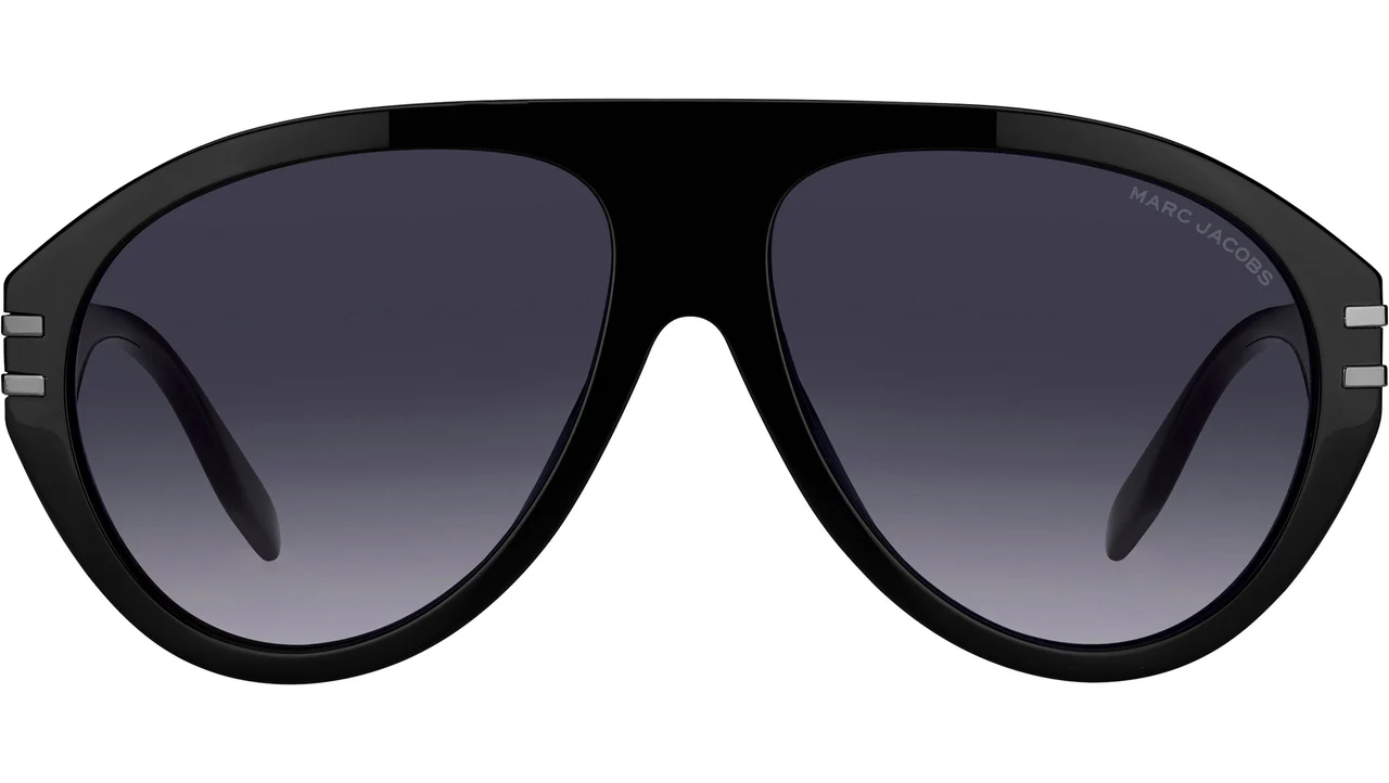 Marc Jacobs MARC747S 0ANS Sunglasses Black Dark Ruthenium 58mm Men 2