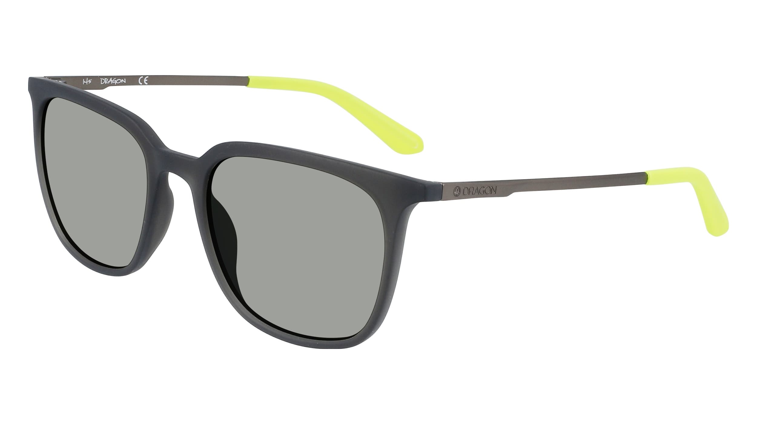 Dragon Ziggy LL Ion 022 Sunglasses Matte Grey 55mm Unisex
