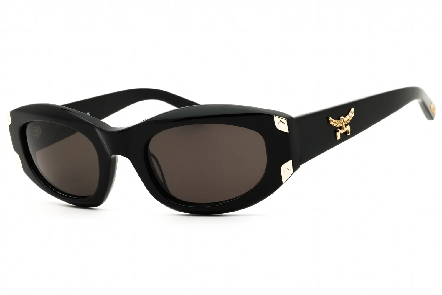 MCM MW0006 01A Sunglasses Shiny Black 53mm Women