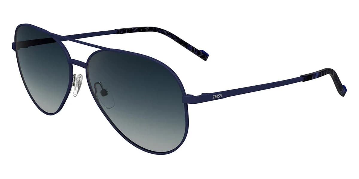 Zeiss ZS24150SP 403 Sunglasses Satin Blue 60mm Men