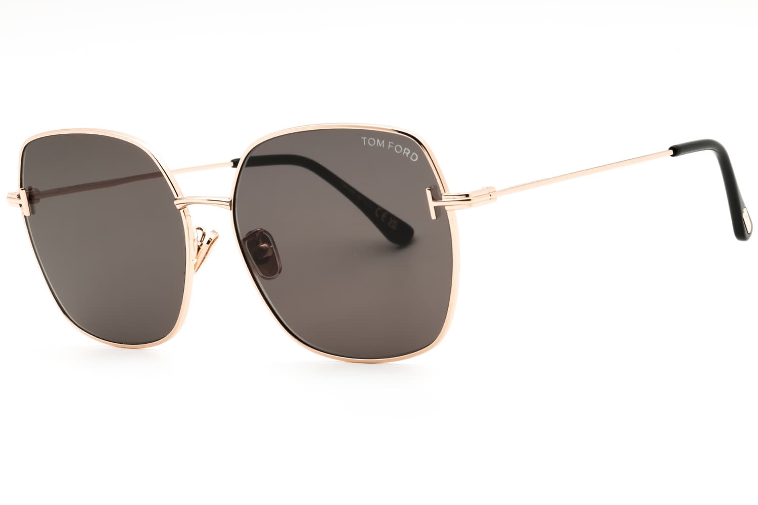Tom Ford FT1250K 28A Sunglasses Shiny Rose Gold 59mm Women