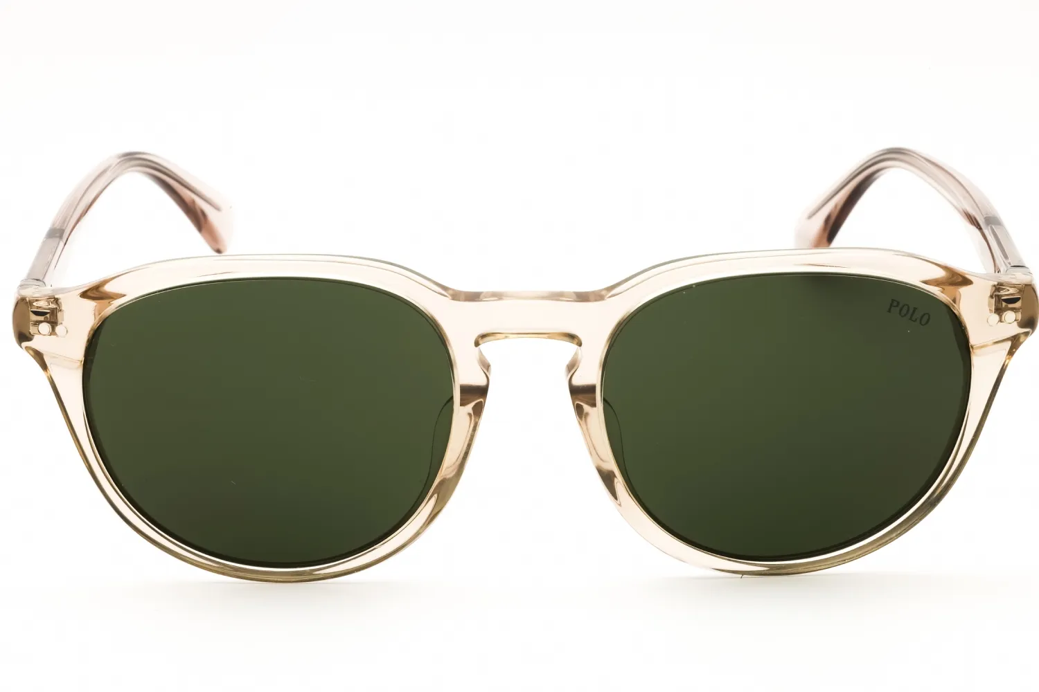 Polo Ralph Lauren 0PH4221F 611771 Sunglasses Shiny Transparent Light Taupe Brown 52mm Unisex 2