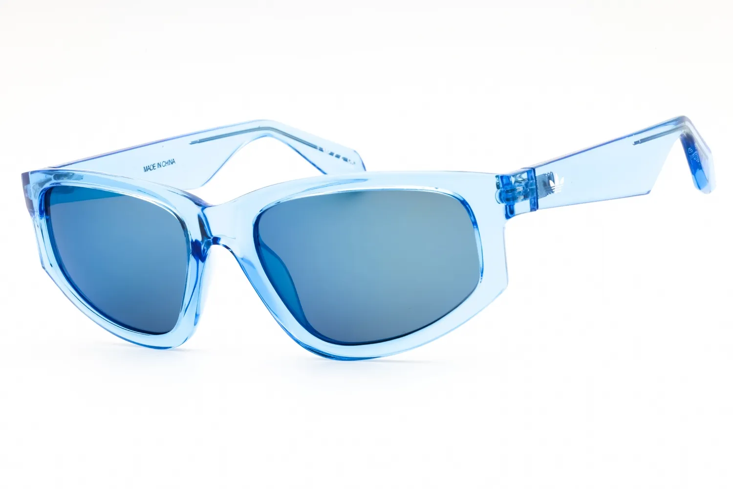 Adidas OR0107 90X Sunglasses Shiny Blue 55mm Women