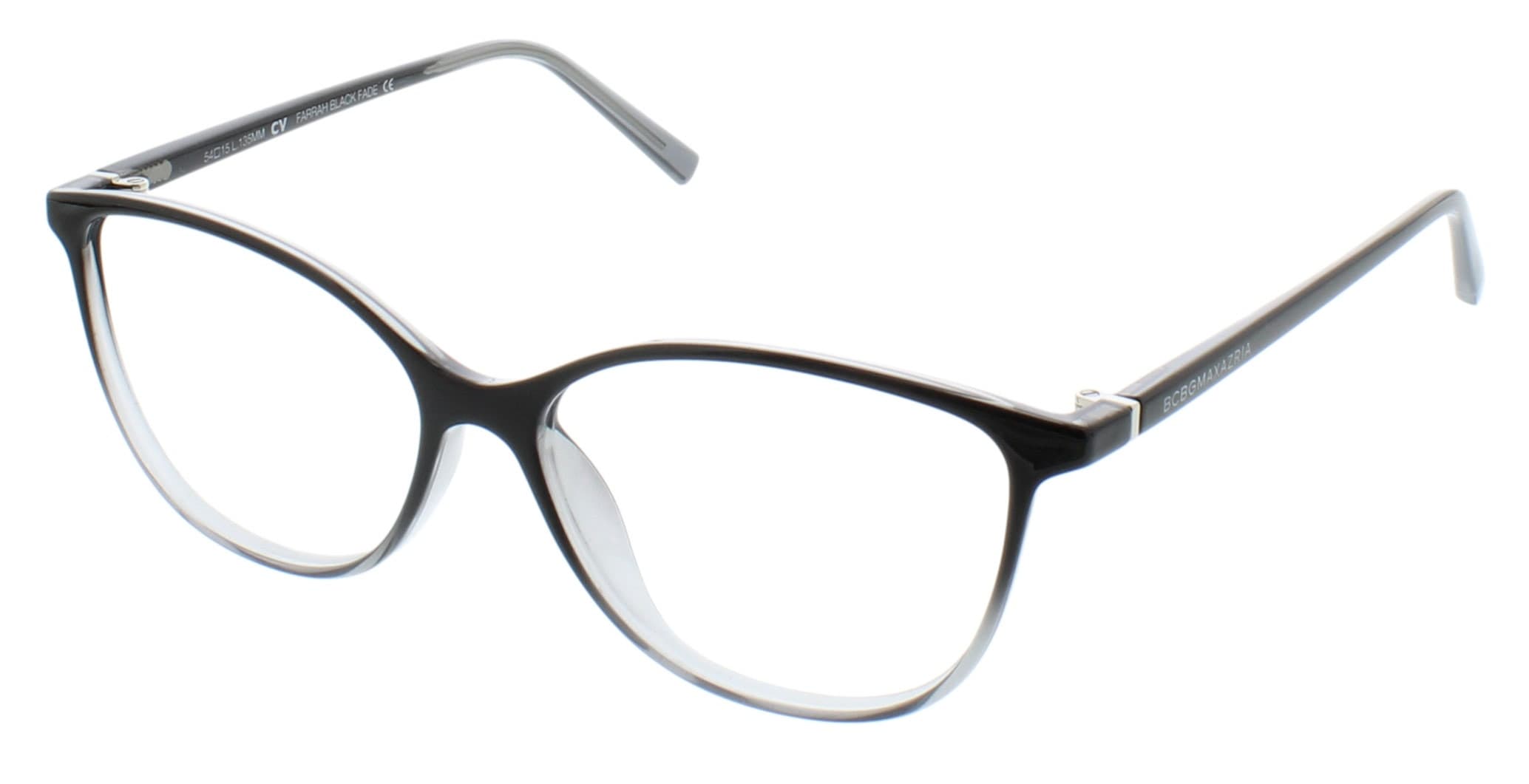 BCBGMAXAZRIA Farrah Eyeglasses Black 54mm Women