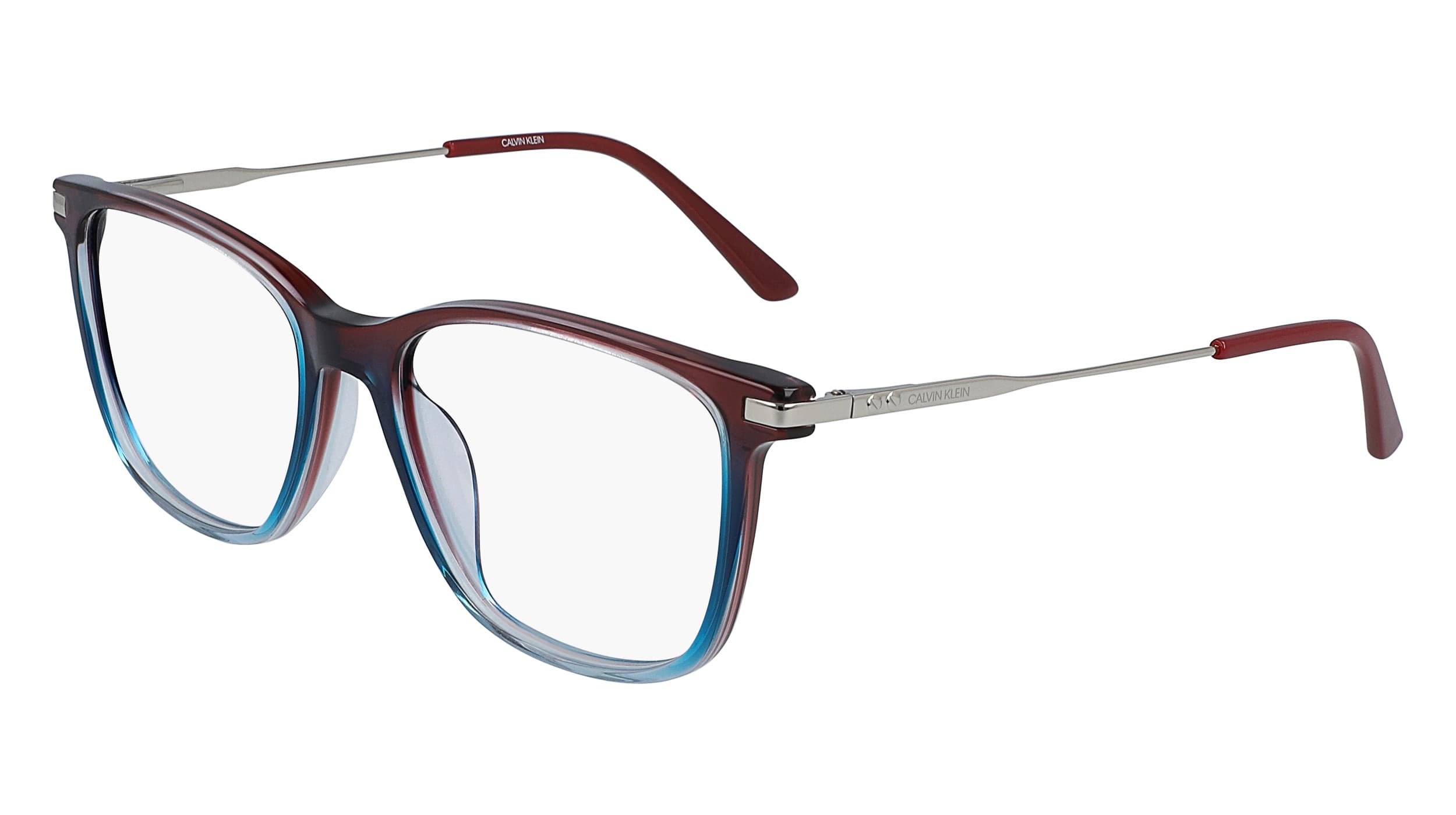 Calvin Klein CK19711 656 Eyeglasses Berry Blue Gradient 53mm Women