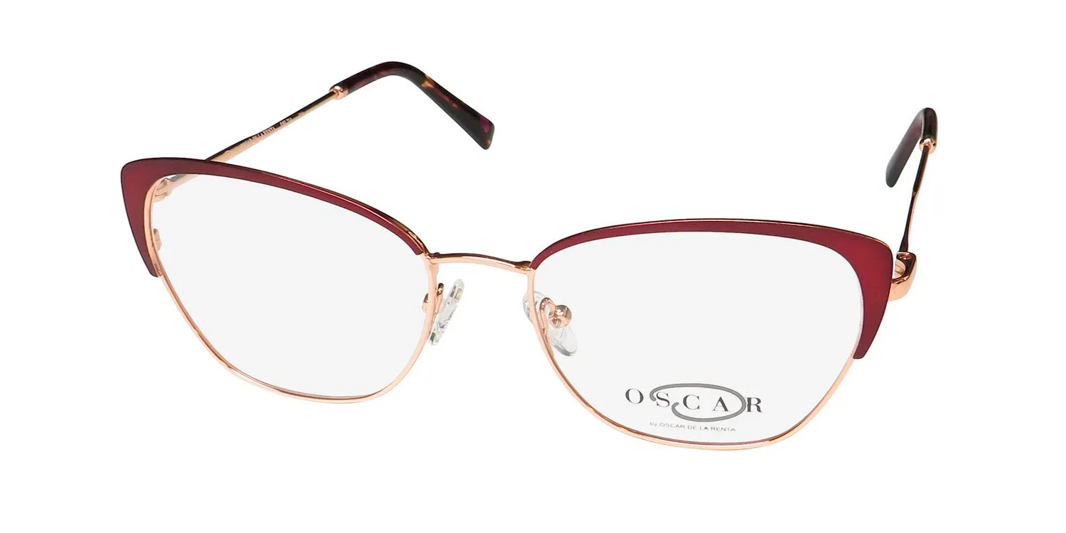 Oscar de la Renta Osl 734 505 Eyeglasses Plum 54mm