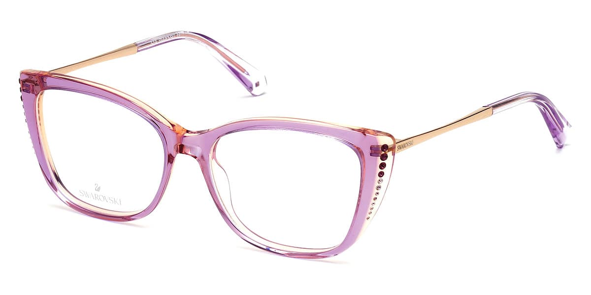 Swarovski SK5366 080 Eyeglasses Pink 52mm Women