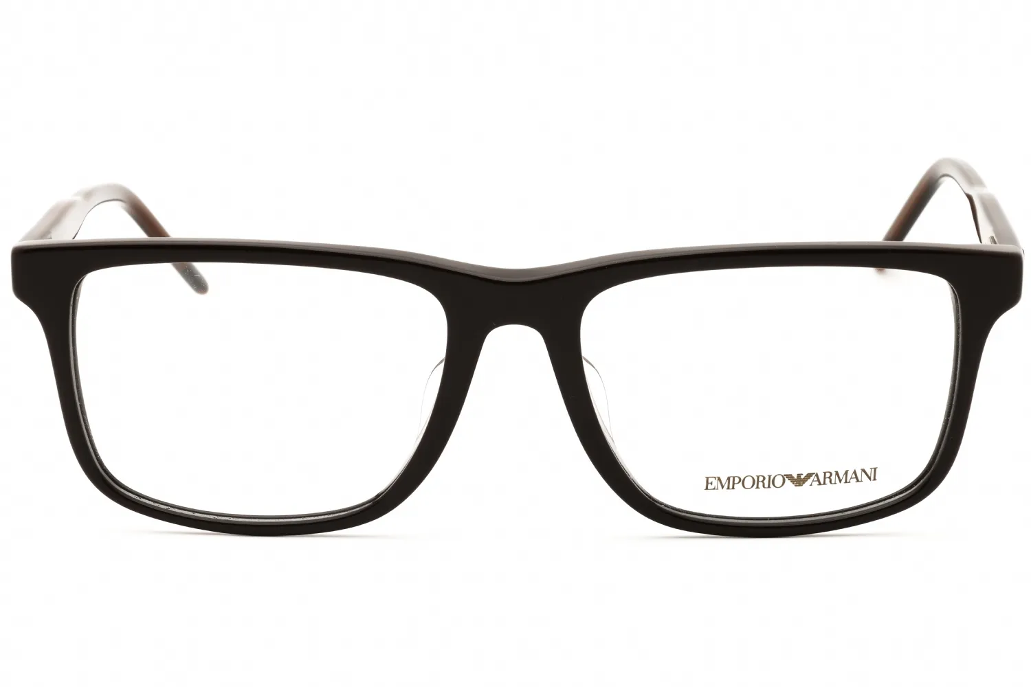 Emporio Armani 0EA3257F 6255 Eyeglasses Shiny Brown 55mm Men 2