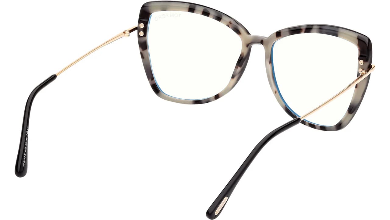 Tom Ford FT5882B 5 Eyeglasses Black 55mm Women 4