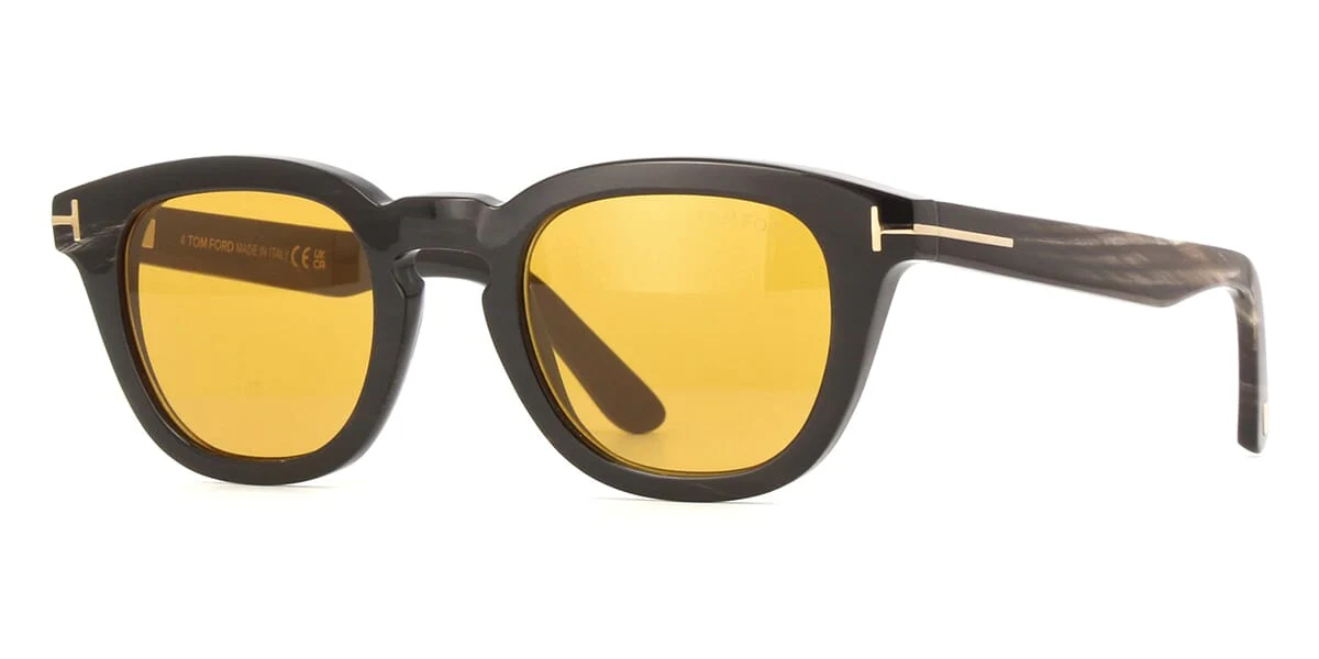 Tom Ford TF1045-P 63E Sunglasses Black 145mm Men