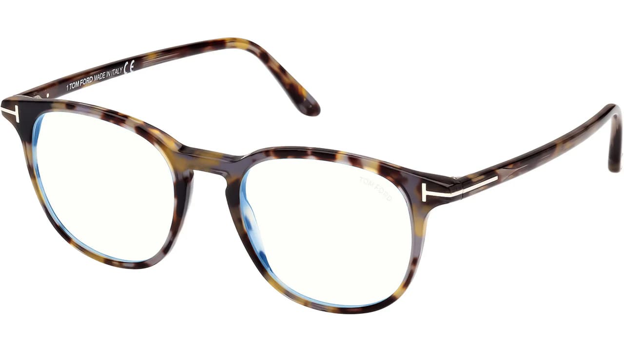 Tom Ford FT5832B 055 Eyeglasses Coloured Havana 50mm Men