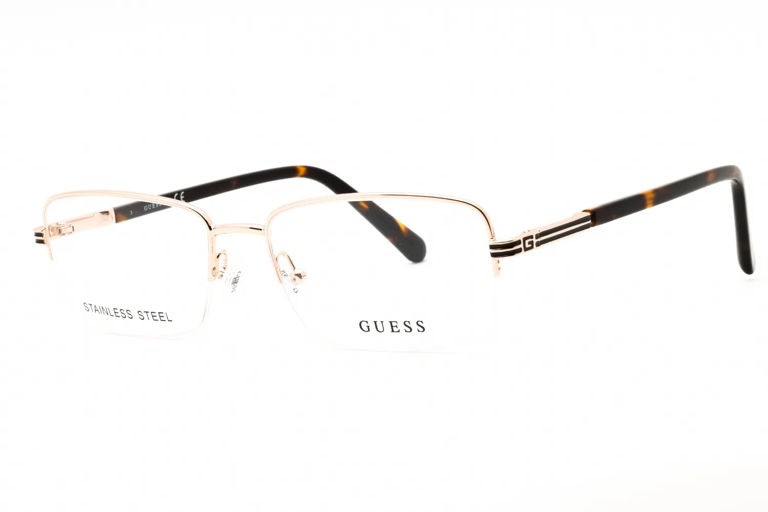 Guess GU50044 032 Eyeglasses Pale Gold 55mm Men