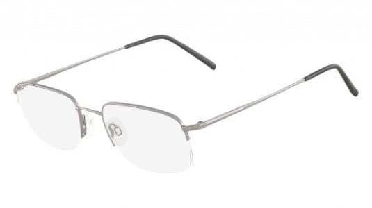 Flexon Flexon 606 GUNMETAL FL 606 Eyeglasses Silver 54mm Men