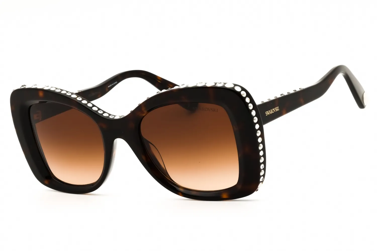 Swarovski 0SK6062U 109474 Sunglasses Havana 51mm Women