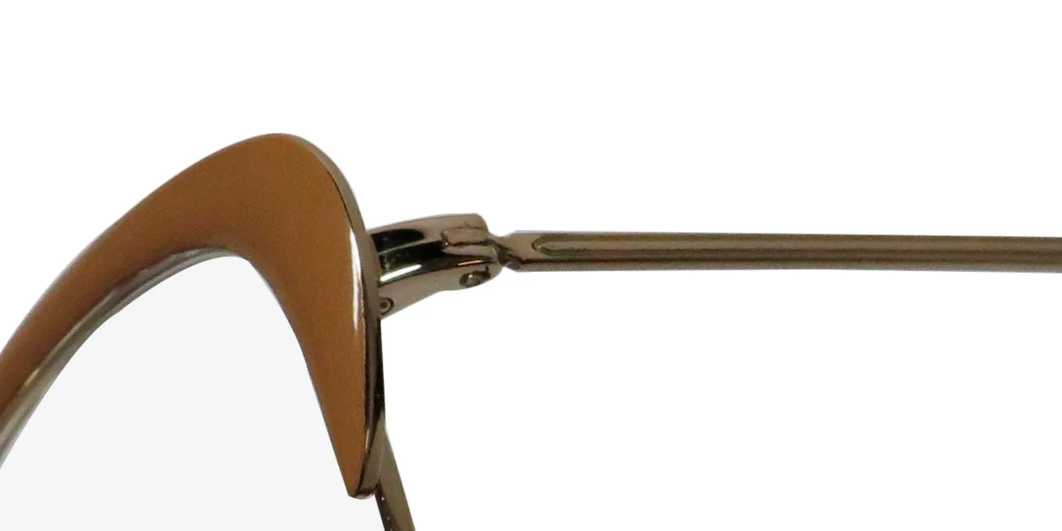 Garrett Leight Vista Blue Light Technology mg-cl Eyeglasses Gold 53mm 6