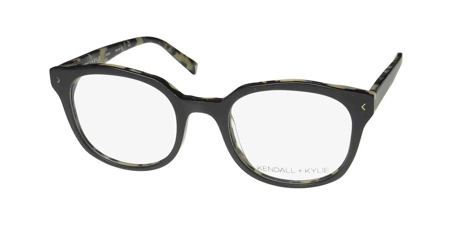 Kendall + Kylie Kko106 Violet 010 Eyeglasses Black 51mm