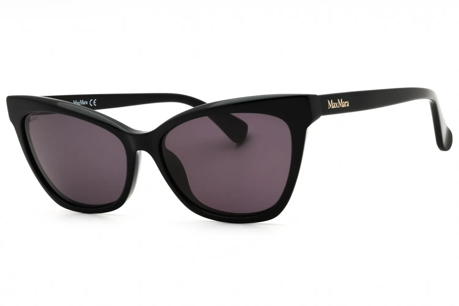 Max Mara MM0011 01A Sunglasses Shiny Black 58mm Women