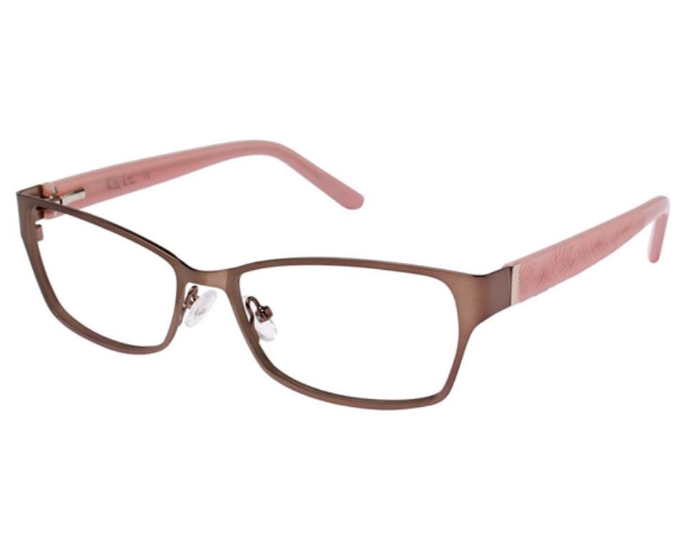 Nicole Miller NMAMSTERDAM 02 Eyeglasses Brown Pink 53mm Women