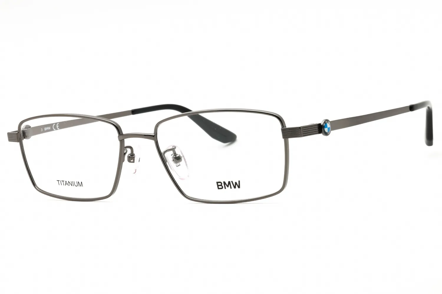 BMW BW5042-H 012 Eyeglasses Shiny Dark Ruthenium 56mm Men