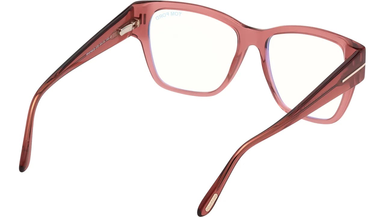 Tom Ford FT5745B 072 Eyeglasses Shiny Pink 54mm Women 4