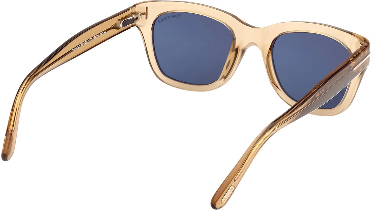 Tom Ford FT0237 45V Sunglasses Shiny Light Brown 52mm Men 5