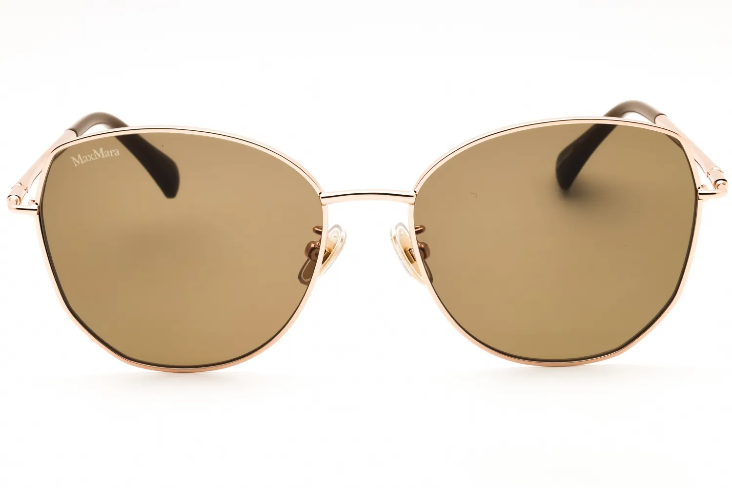 Max Mara MM0114-K 32E Sunglasses Gold 58mm Women 2