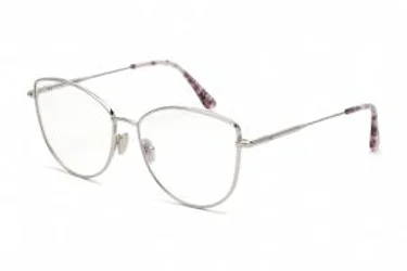 Tom Ford FT5667-B 016 Eyeglasses Shiny Palladium 55mm