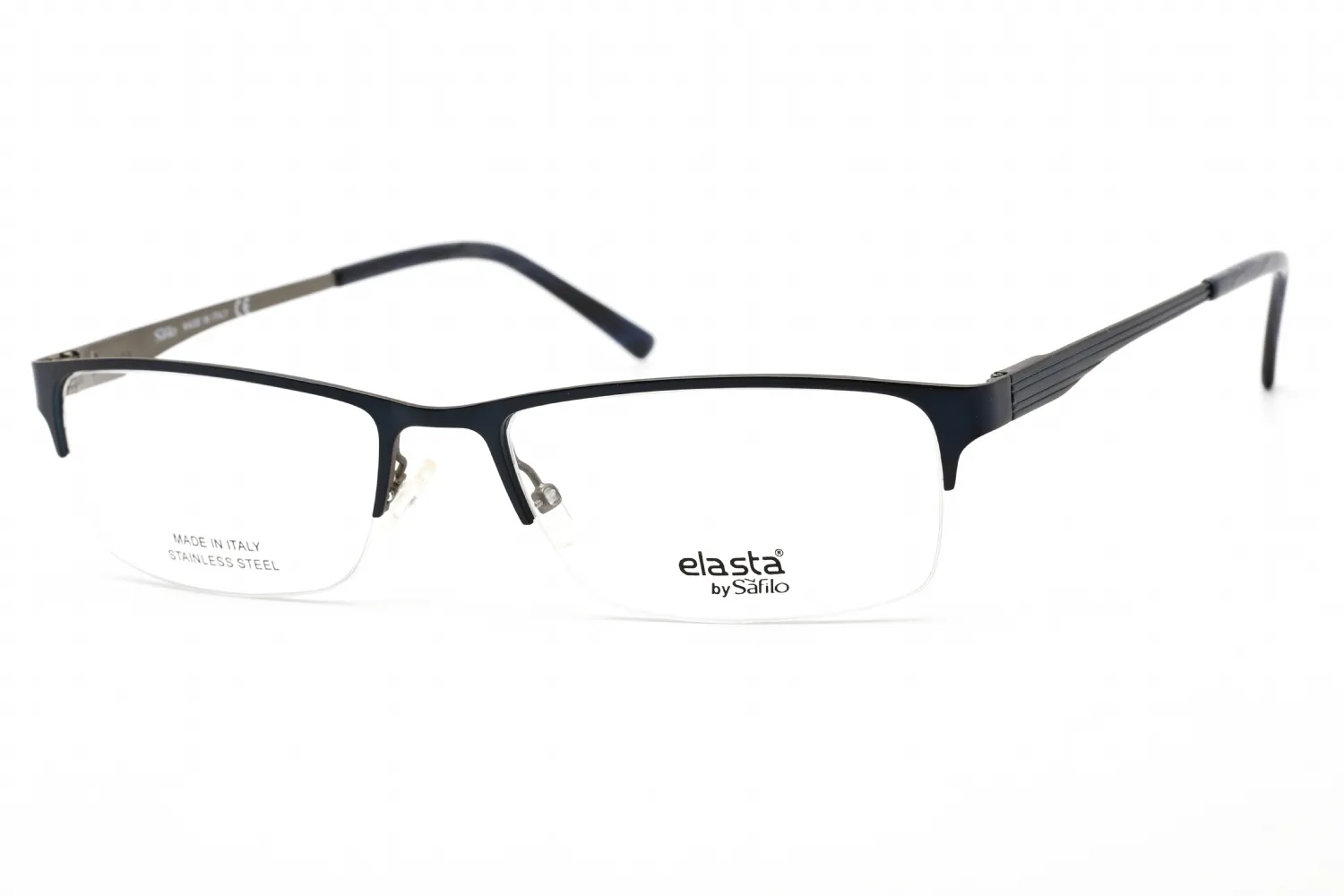 Elasta 3099 0DL9 00 Eyeglasses Matte Navy 58mm Men