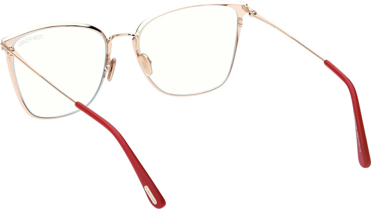 Tom Ford FT5839B 075 Eyeglasses Shiny Fuxia 56mm Women 3