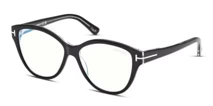 Tom Ford FT5954B 003 Eyeglasses Black 54mm Women