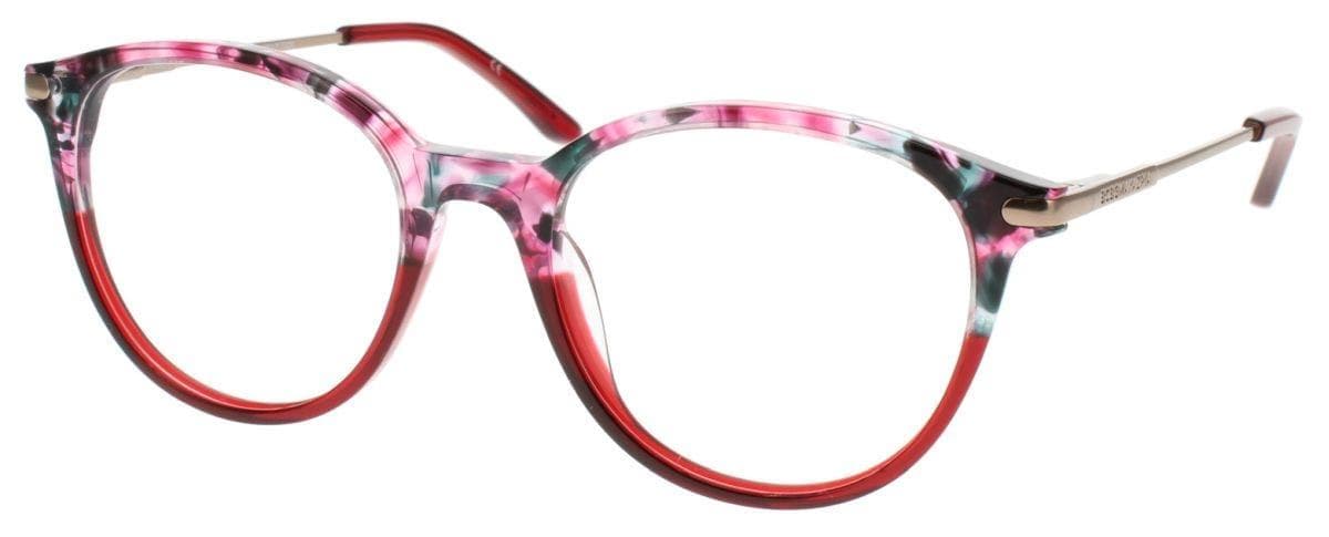 BCBGMAXAZRIA Fenella Eyeglasses Red Multi Fade 50mm Women