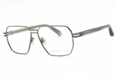 Philipp Plein VPP114M 0509 Eyeglasses Shiny Gunmetal 58mm