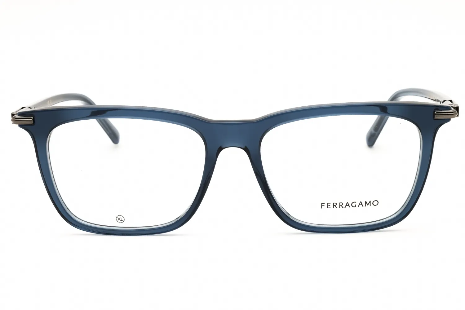 Salvatore Ferragamo SF3007 432 Eyeglasses Transparent Blue 56mm Men 2