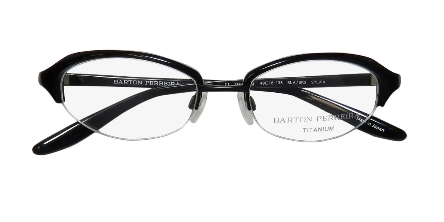 Barton Perreira Sylvia bla/bks Eyeglasses Black 49mm 2