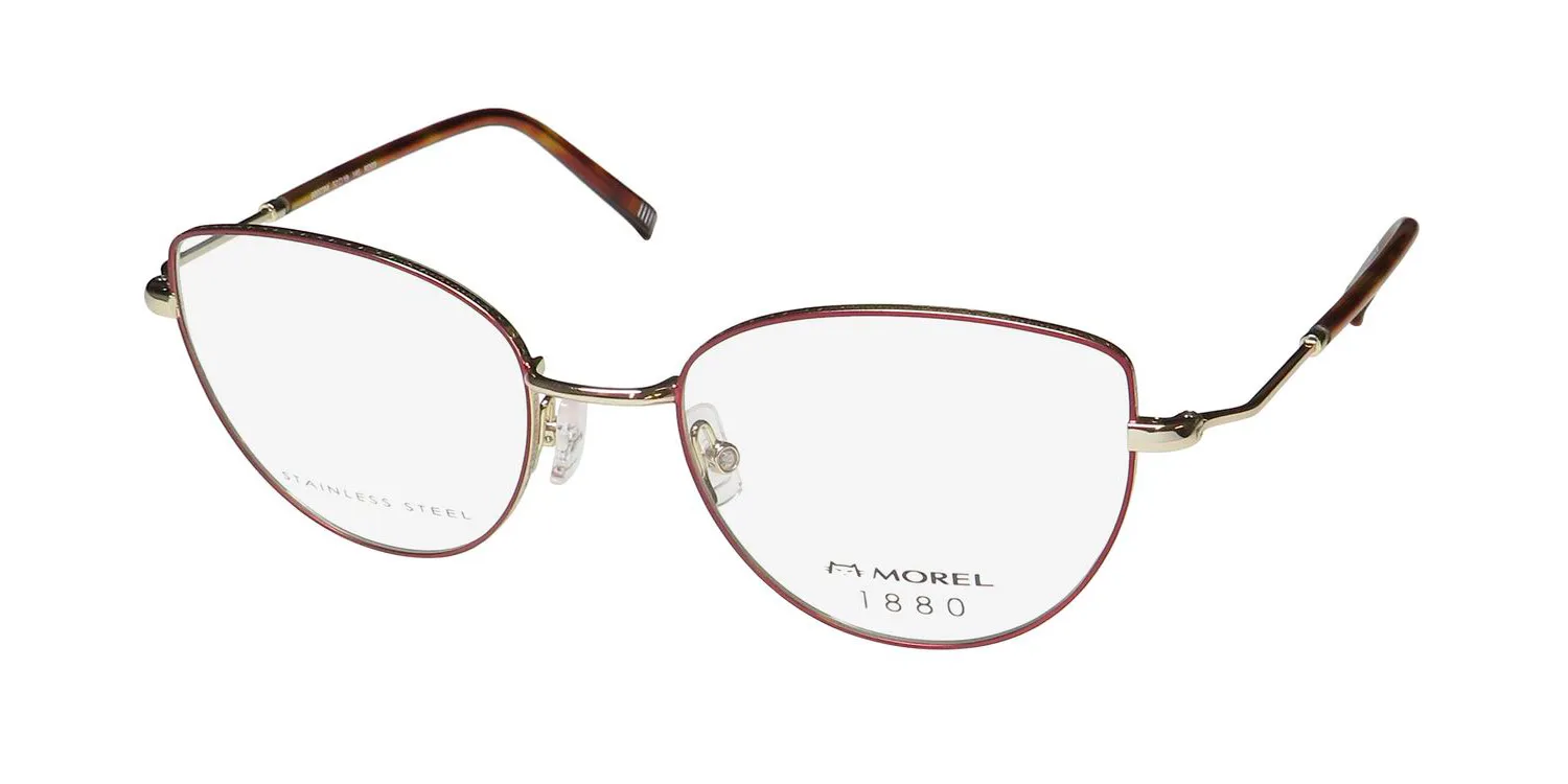 Morel 1880 60073m rd09 Eyeglasses Red 52mm