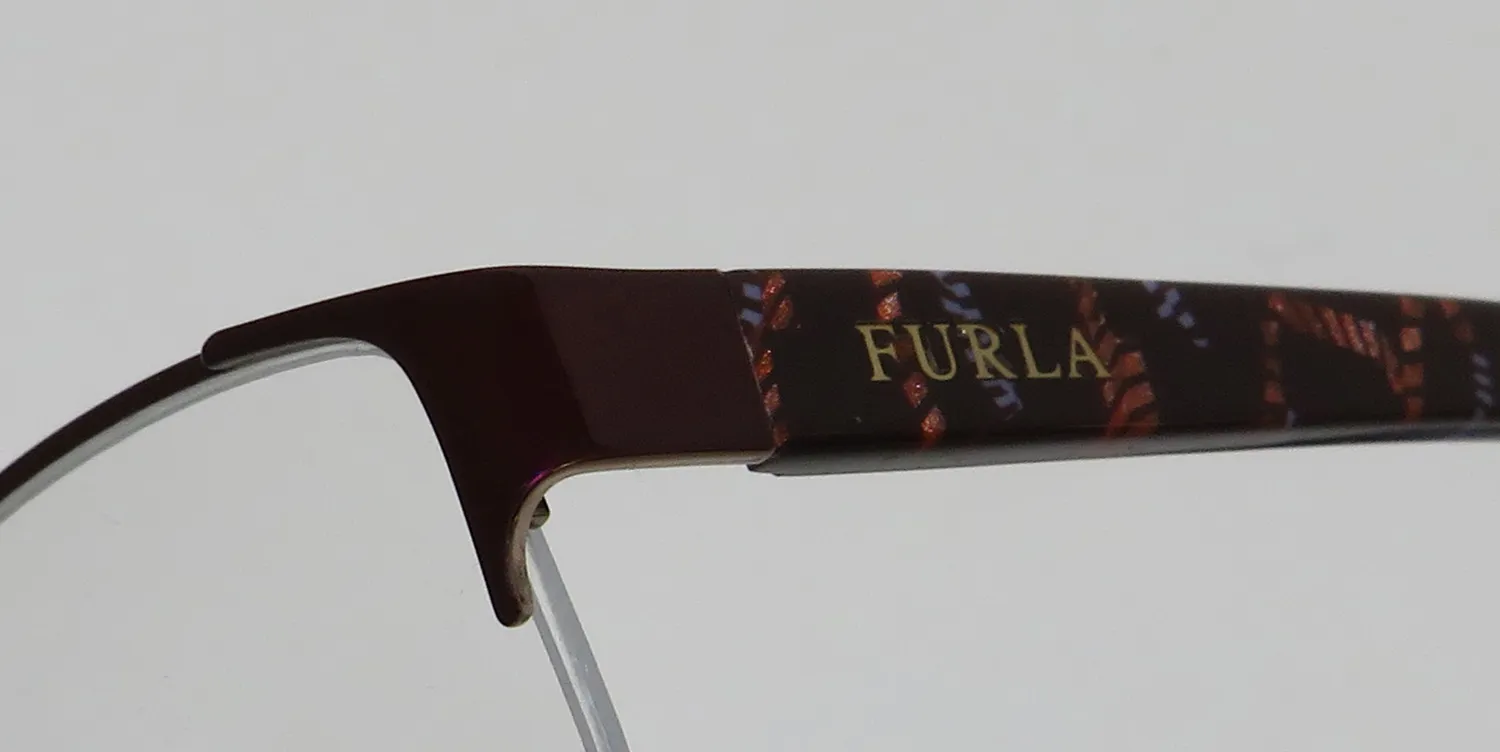 Furla Vfu078 0k99 Eyeglasses Red Gold 54mm 6