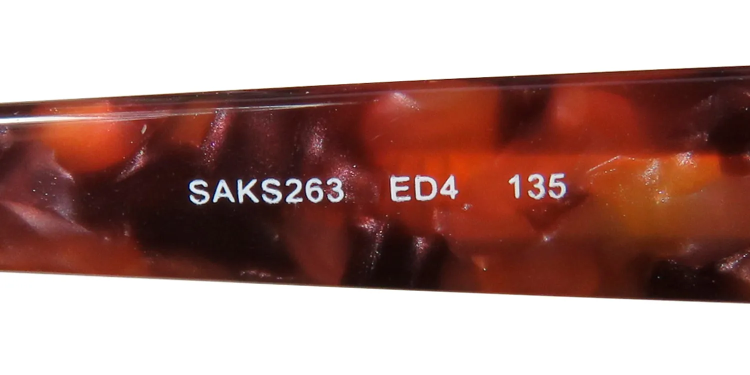 Saks Fifth Avenue 263 ed4 Eyeglasses Copper 54mm Women 8