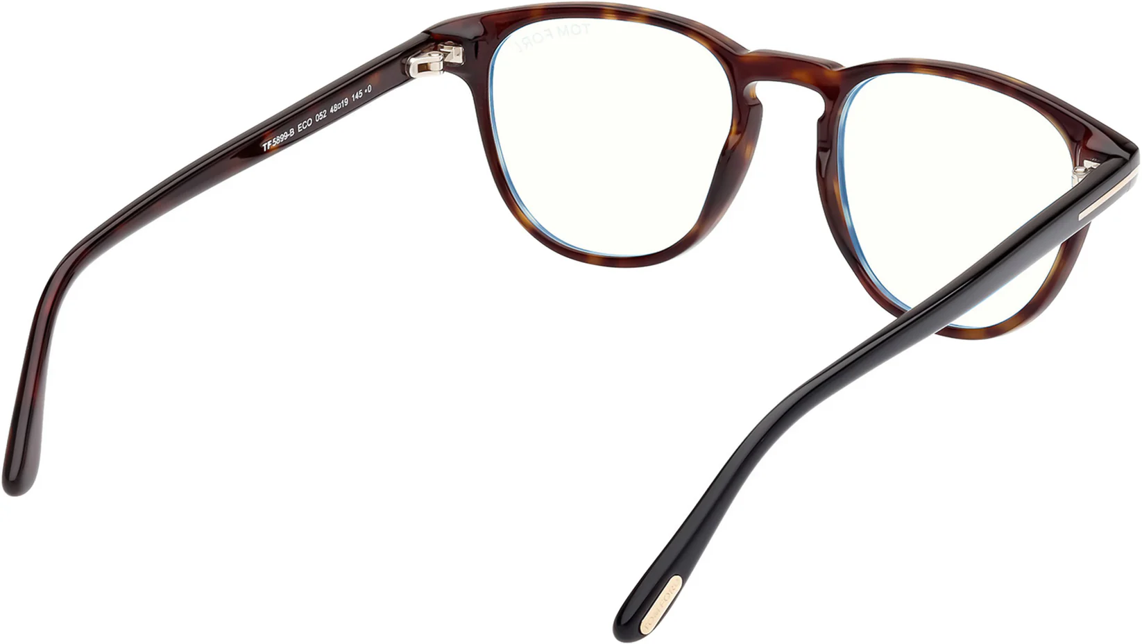 Tom Ford FT5899B 052 Eyeglasses Dark Havana 48mm Men 5