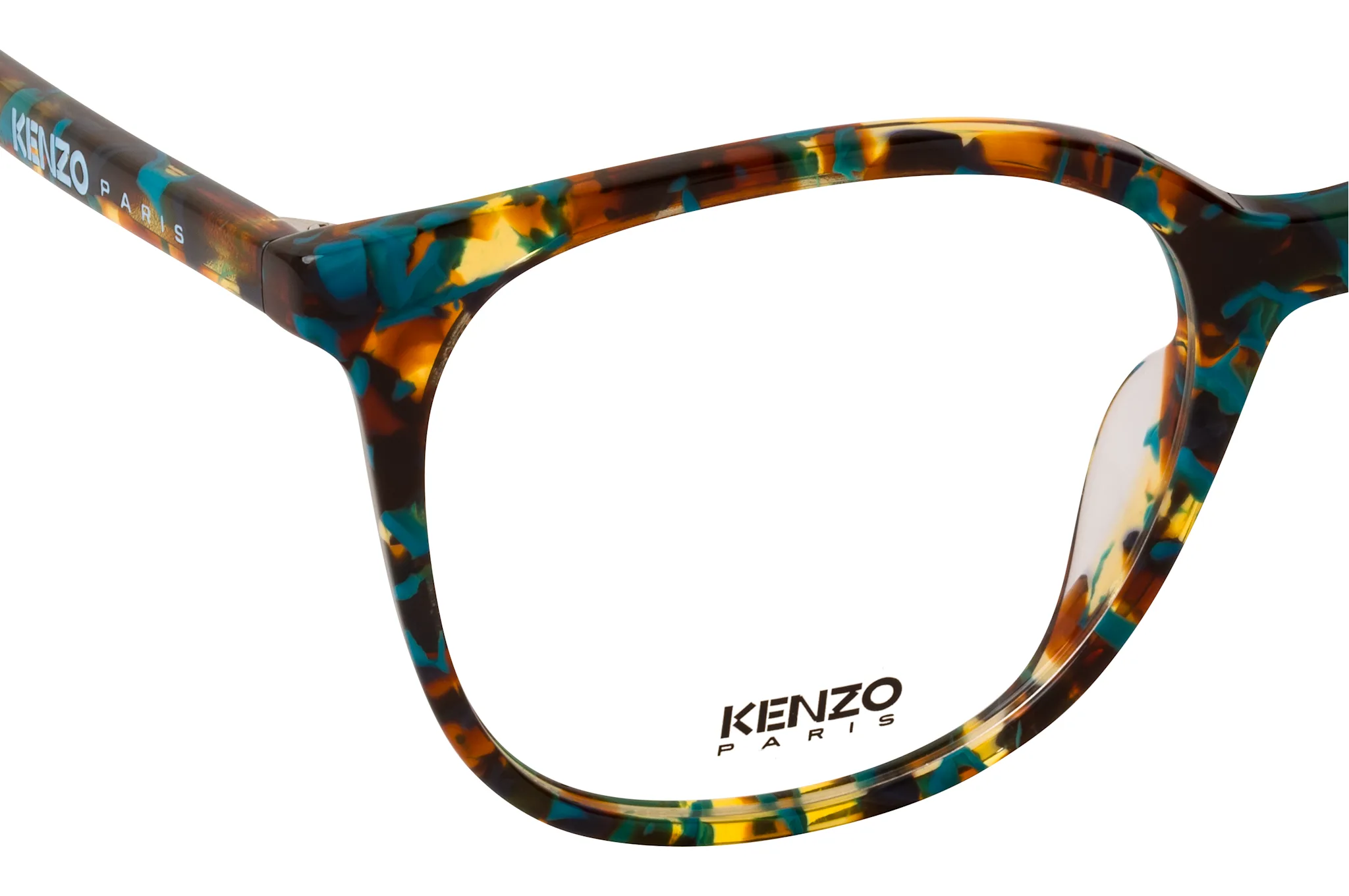 Kenzo KZ50165I 055 Eyeglasses Havana 54mm Unisex 4