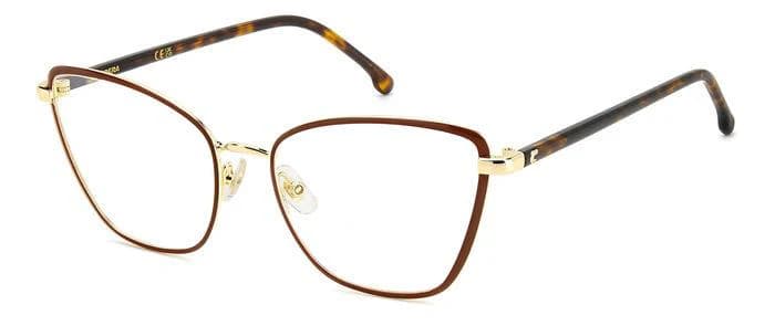 Carrera 3039 0E28 Eyeglasses Matte Burgundy Gold 54mm Women