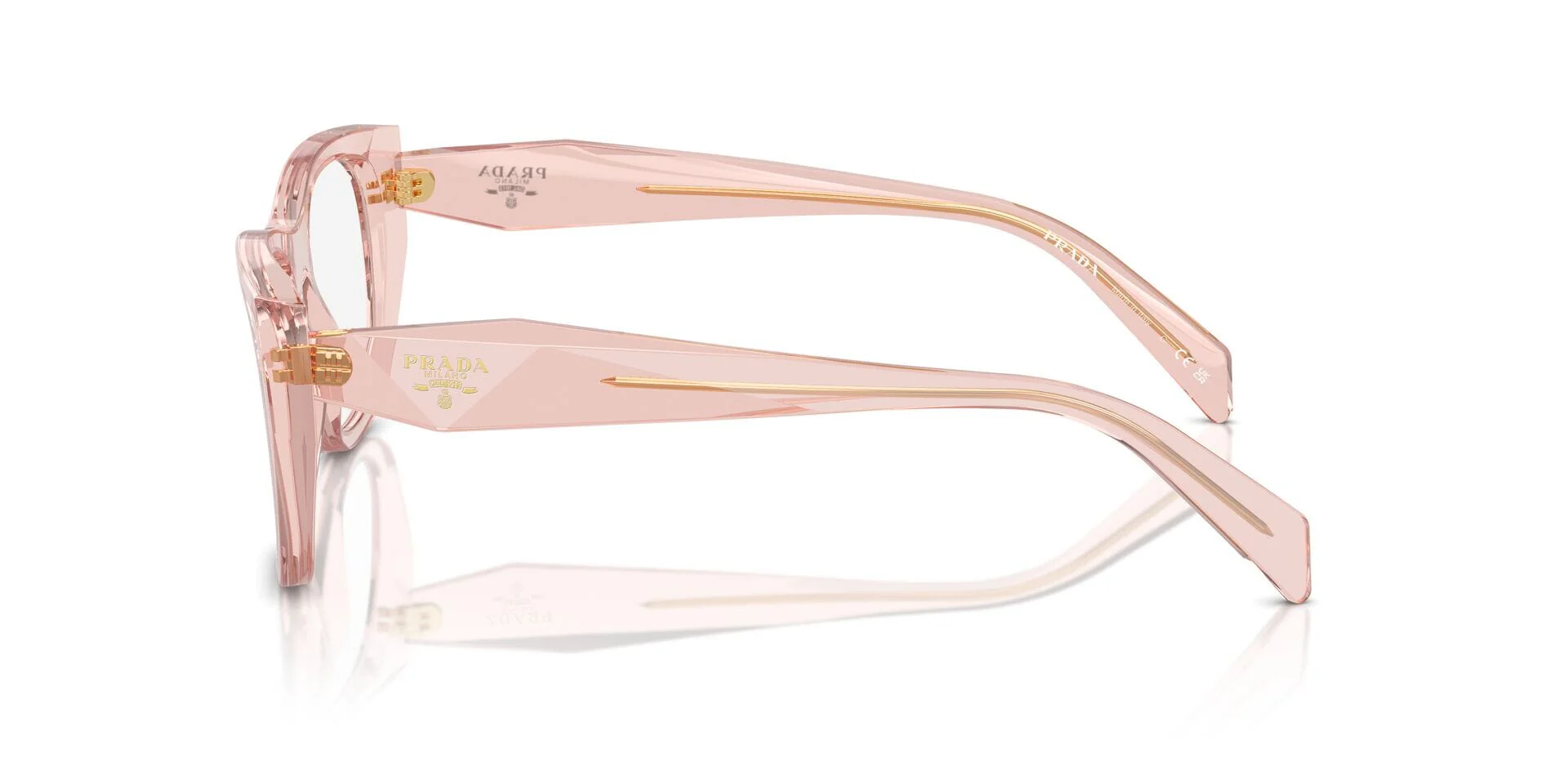Prada VPRA18 19Q1O1 Eyeglasses Pink 52mm Women 3