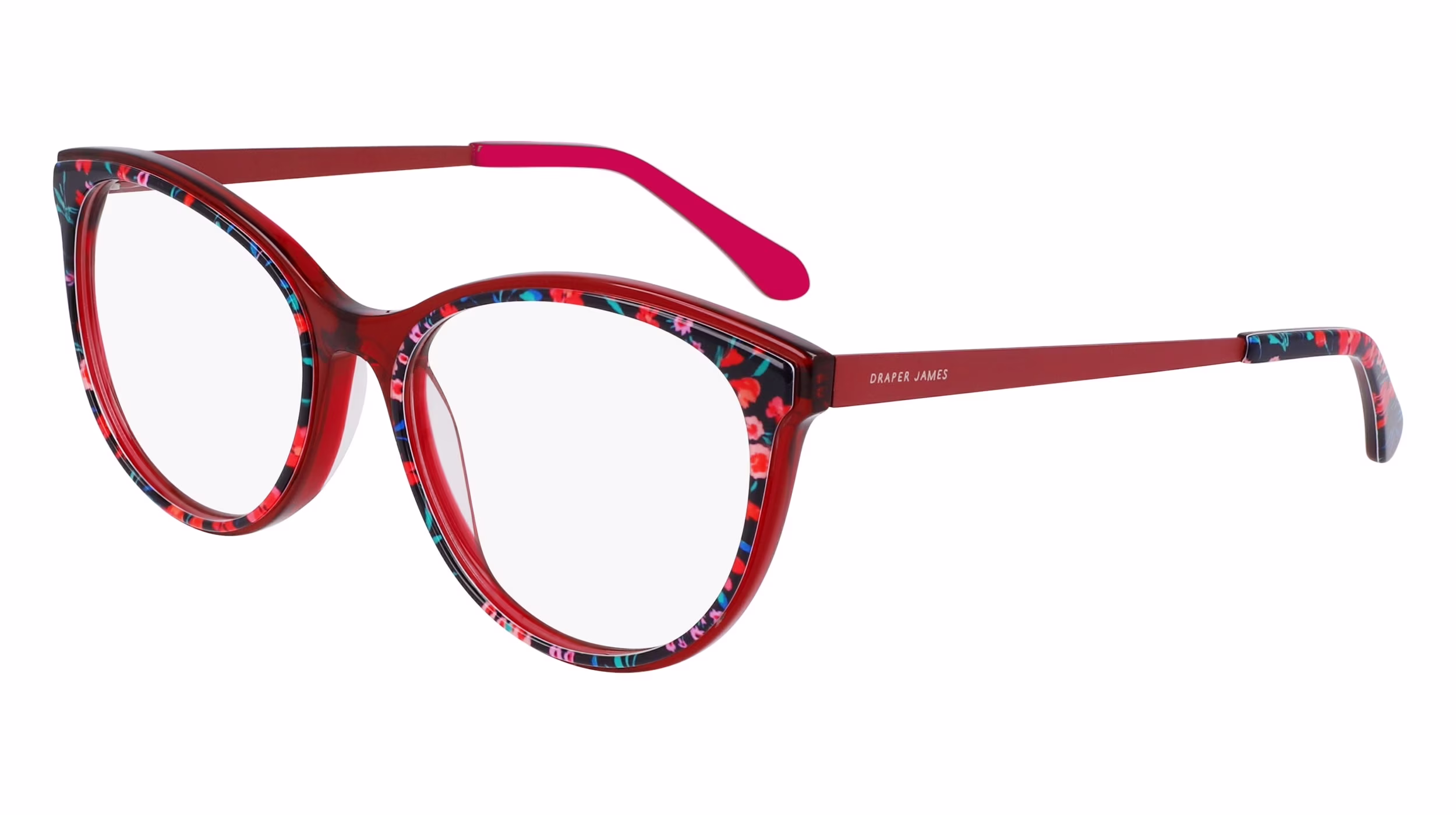 Draper James DJ5046 530 Eyeglasses Merlot Floral 54mm Women