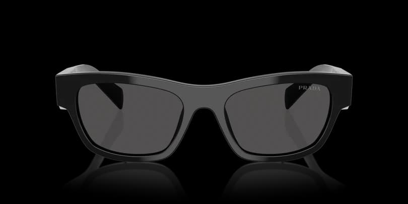 Prada 0PR B09S 16K08Z Sunglasses Black 52mm Women 2