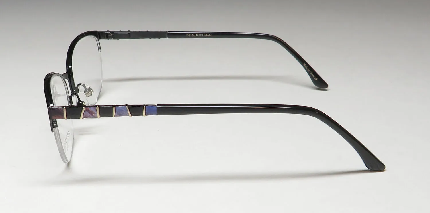 Dana Buchman Valene bk Eyeglasses Black 51mm 4
