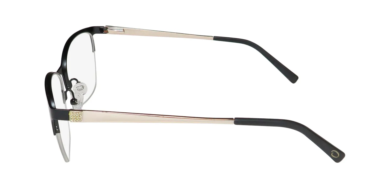 Oscar de la Renta Osl 468 002-1 Eyeglasses Black 53mm 4
