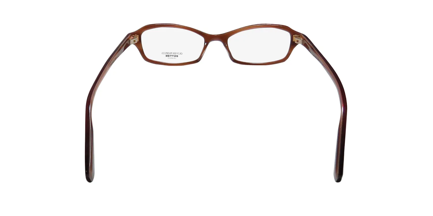 Oliver Peoples Cylia sisyc Eyeglasses Burgundy 45mm 5