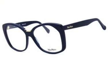 Max Mara MM5141 090 Eyeglasses Shiny Blue 57mm